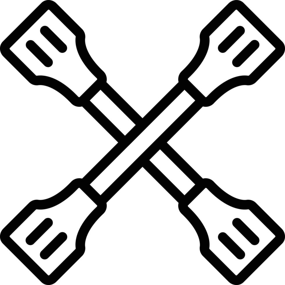 Paddel Vektor Symbol Stil