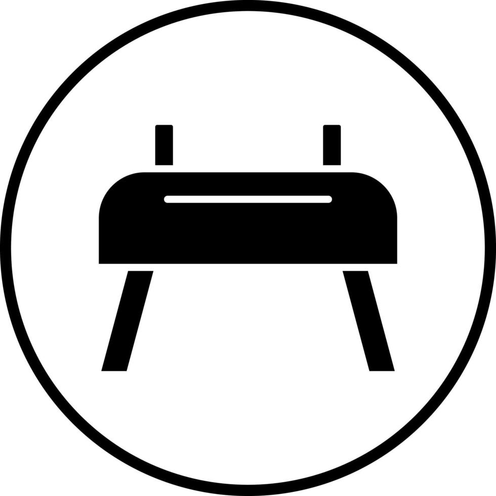 Ziege Gymnastik Vektor Symbol Stil