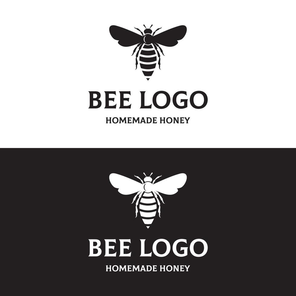 organisch Honig Biene Bauernhof Logo Vorlage design.logo zum Geschäft, Honig Shop, Kräuter, Etikett. vektor