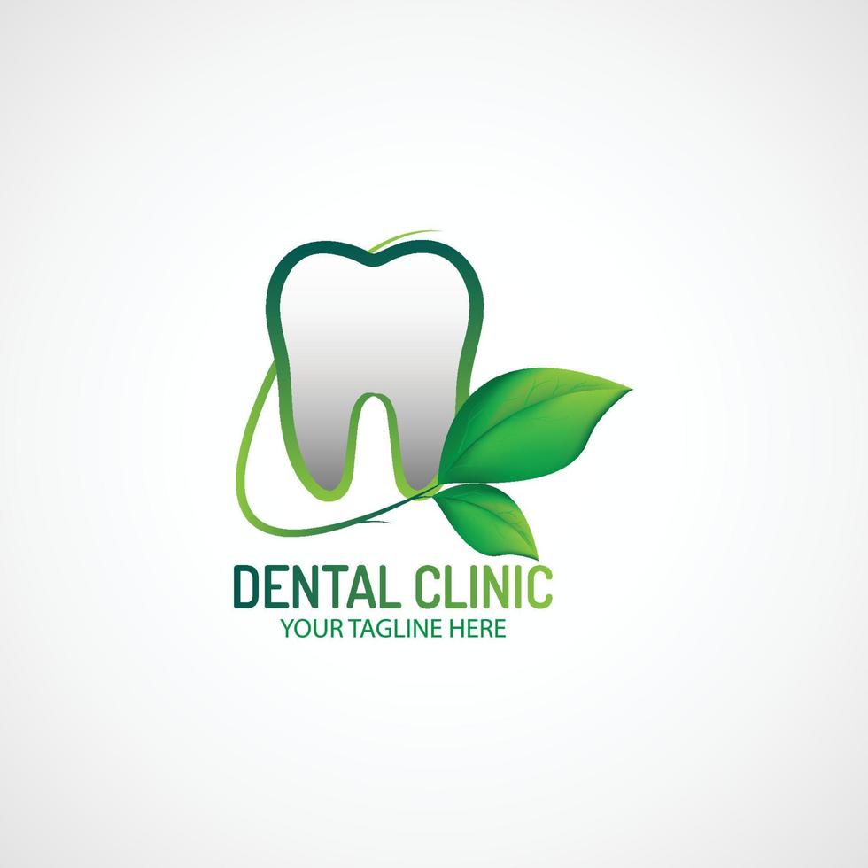 design för tandklinikens logotyp vektor