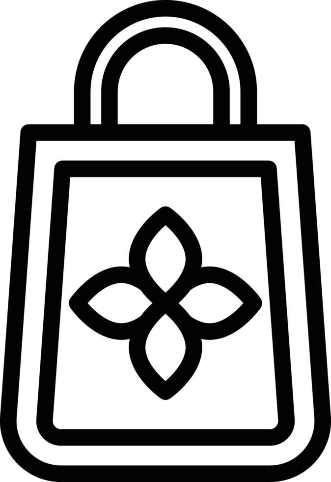 Vektor Design Einkaufen Tasche Symbol Stil