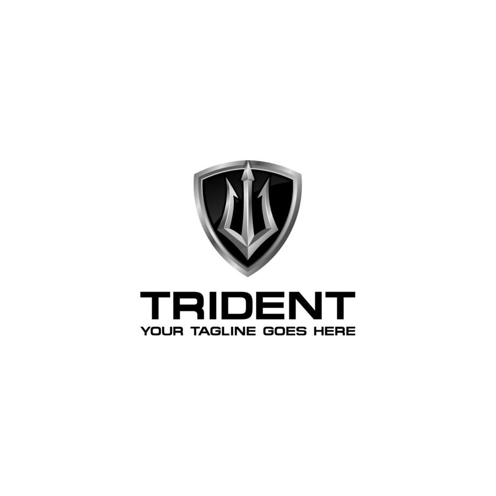 triden logotyp design mall . vektor