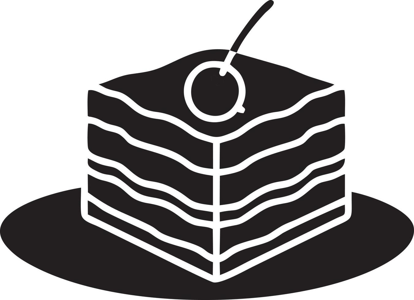 Kuchen Symbol Symbol Vektor Bild. Illustration von das Bäckerei Geburtstag isoliert Design Bild. eps 10