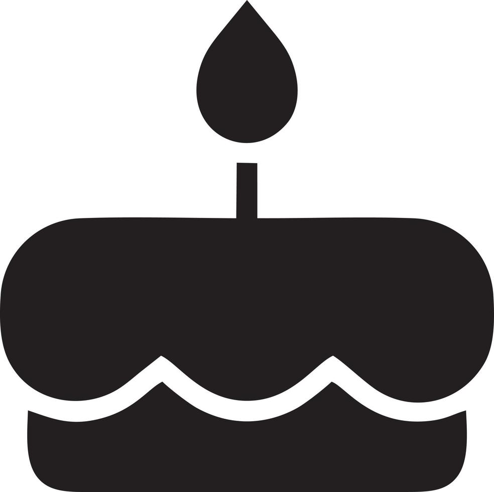 Kuchen Symbol Symbol Vektor Bild. Illustration von das Bäckerei Geburtstag isoliert Design Bild. eps 10