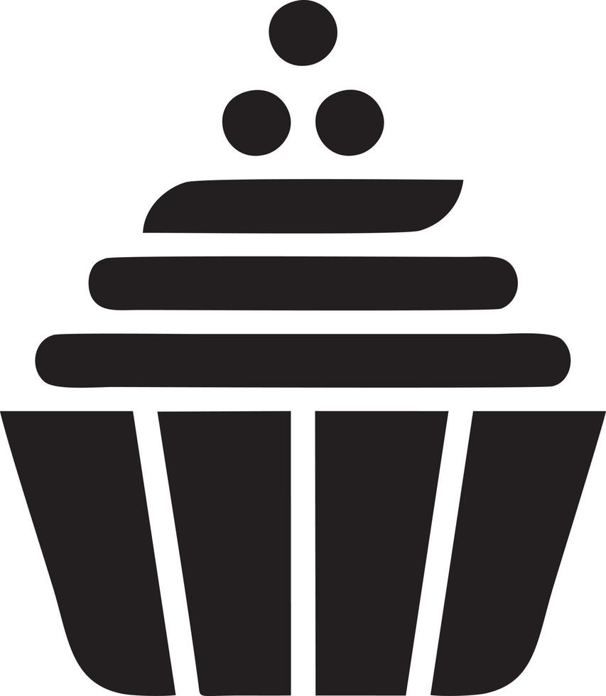 Kuchen Symbol Symbol Vektor Bild. Illustration von das Bäckerei Geburtstag isoliert Design Bild. eps 10