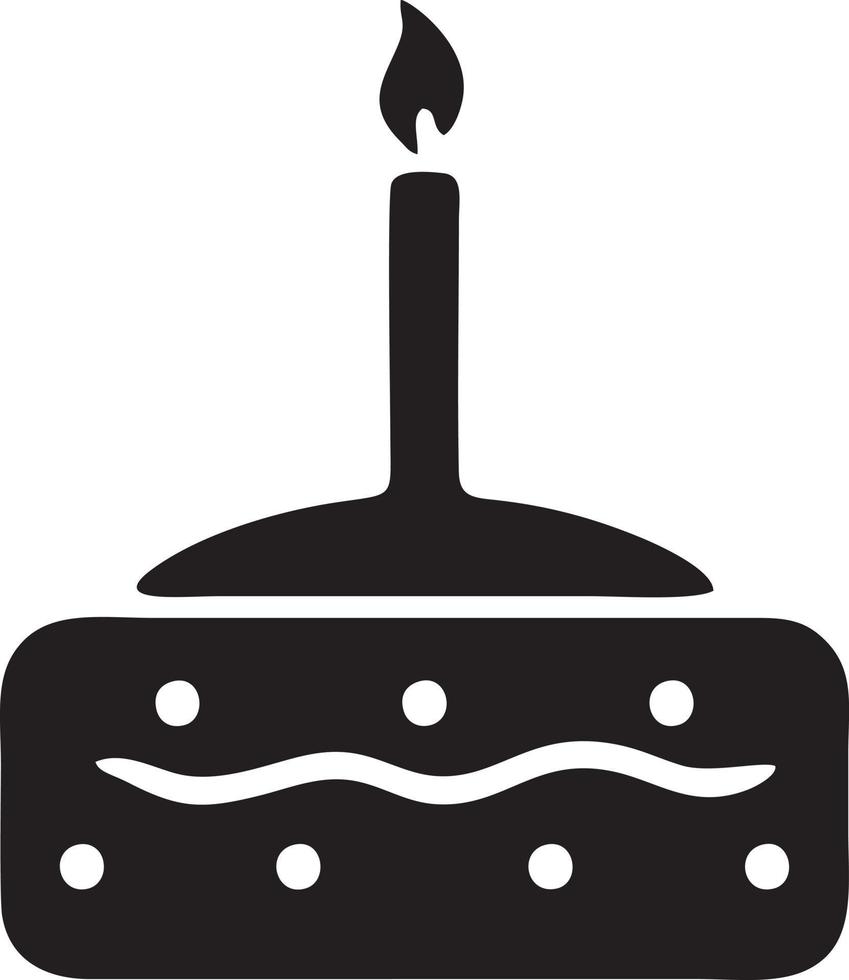 Kuchen Symbol Symbol Vektor Bild. Illustration von das Bäckerei Geburtstag isoliert Design Bild. eps 10