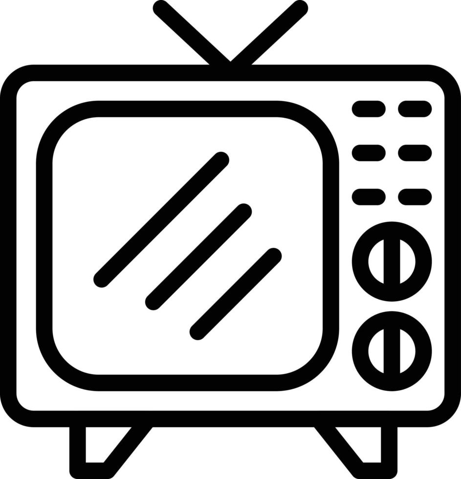 TV vektor ikon stil