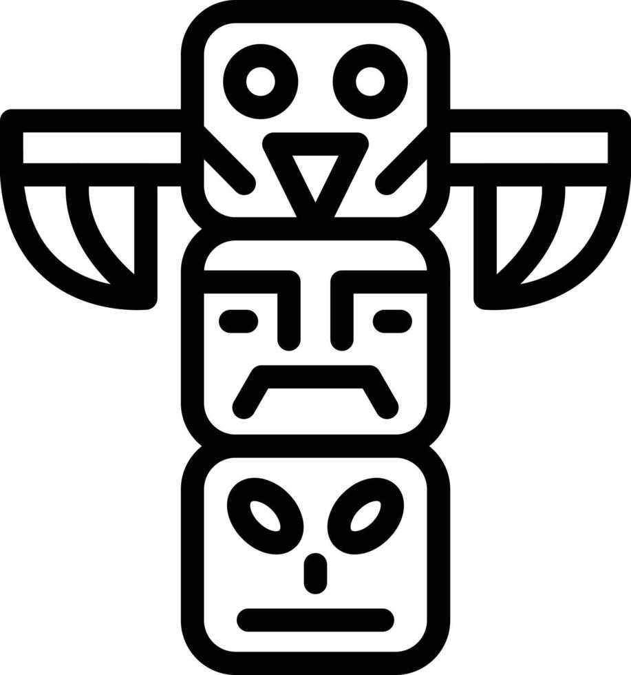 Totem Vektor Symbol Stil