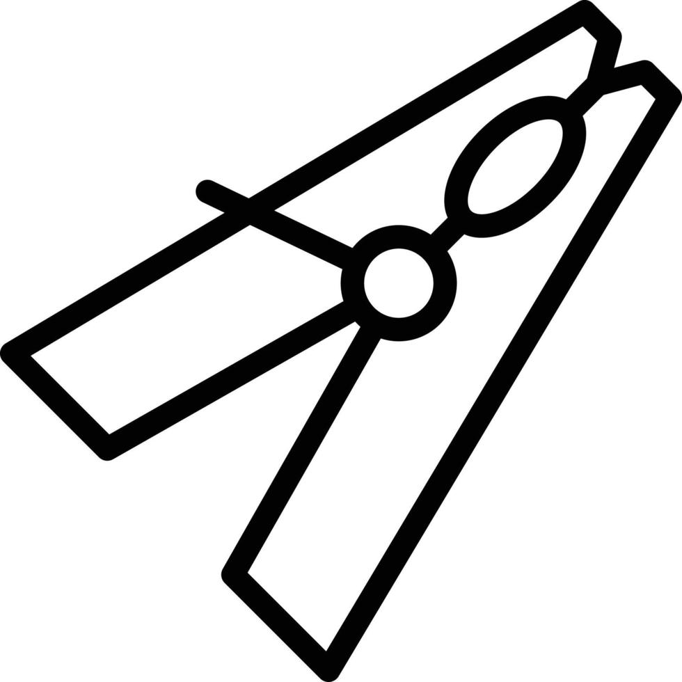 Kleider Stift Vektor Symbol Stil