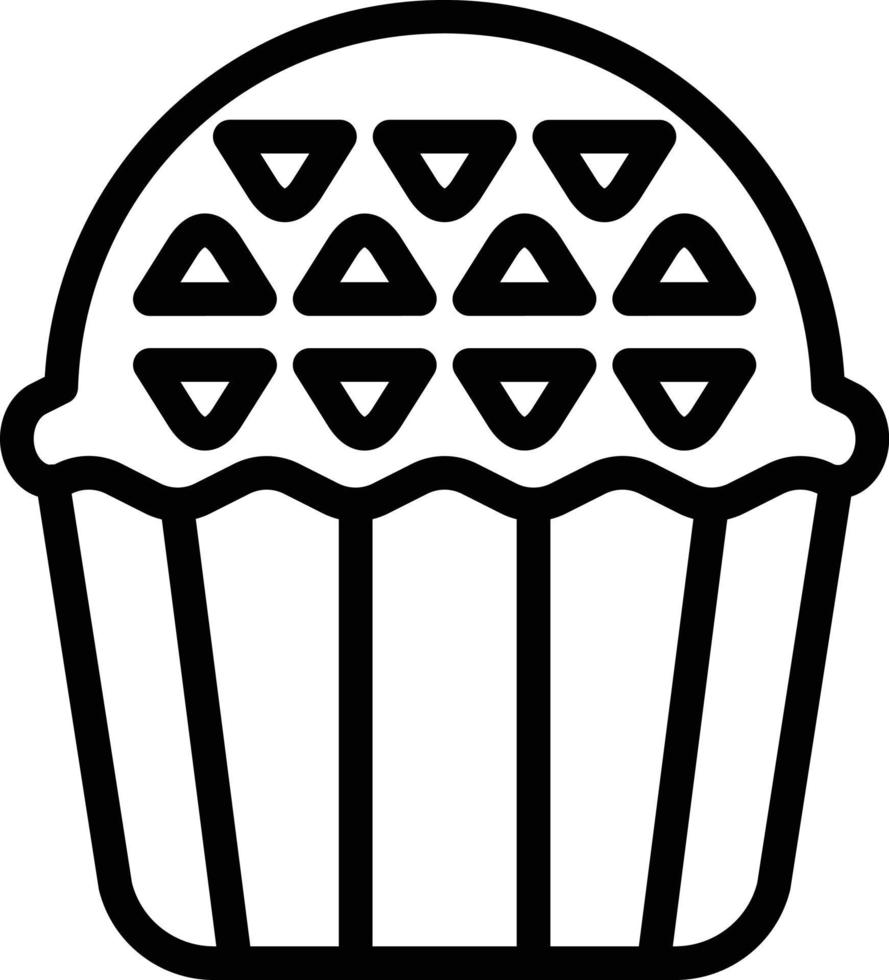 Muffin Vektor Symbol Stil