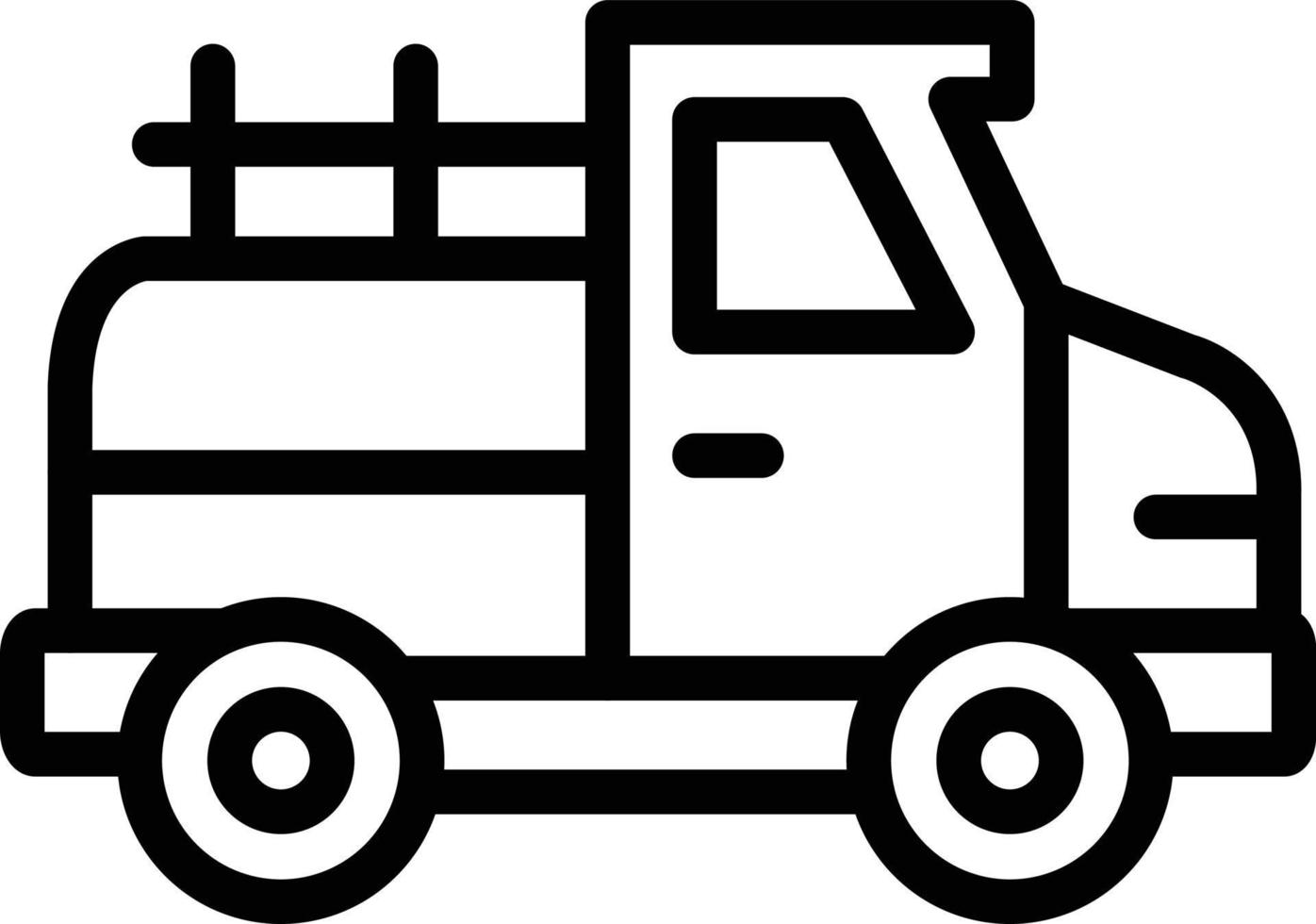 abholen LKW Vektor Symbol Stil