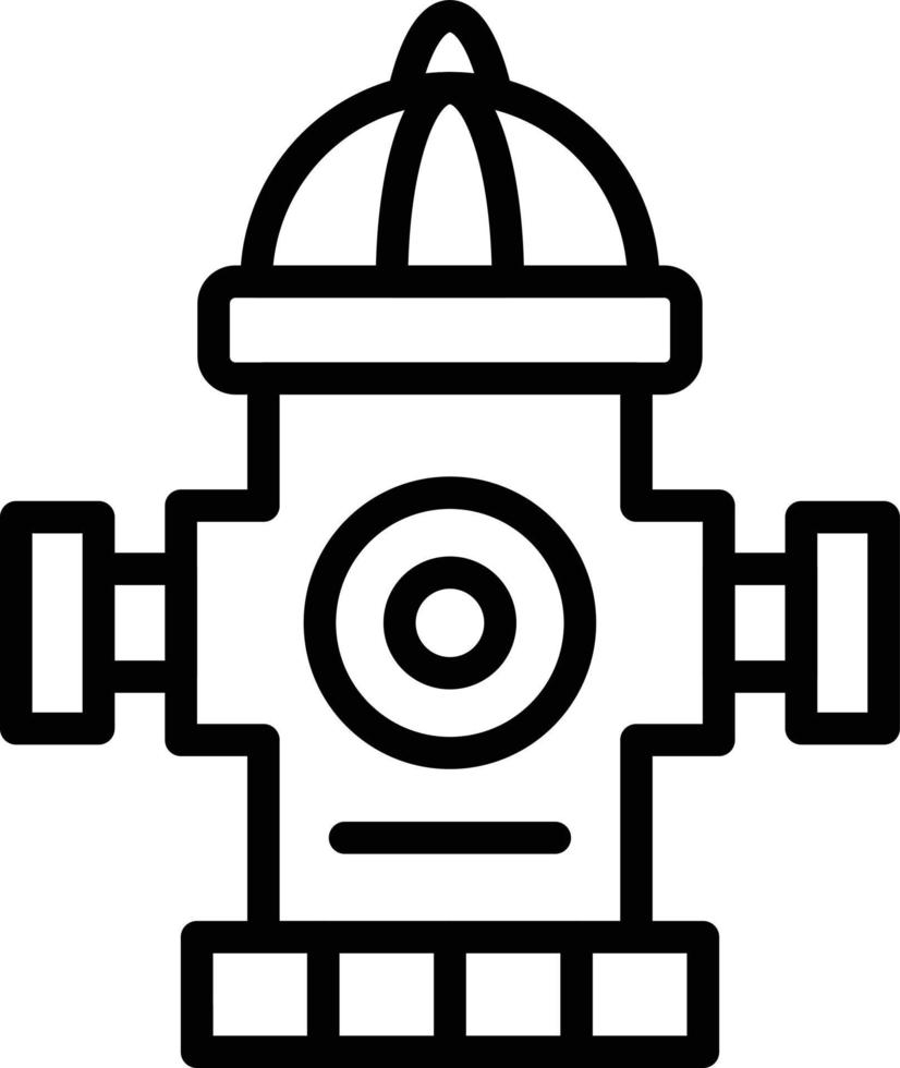 Vektor Design Hydrant Symbol Stil