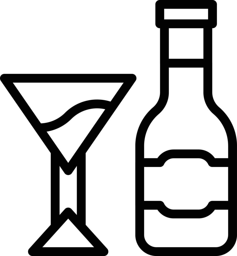 Vektor Design Wein Symbol Stil