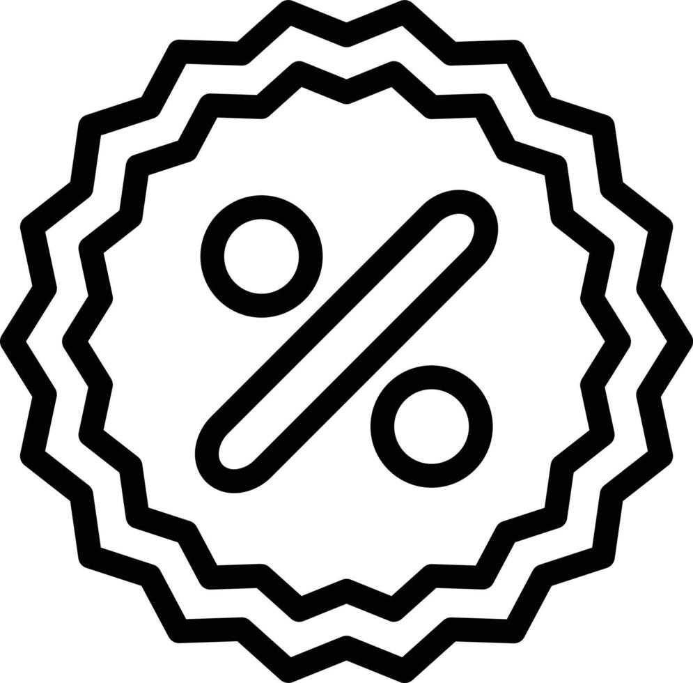 Vektor Design Rabatt Symbol Stil