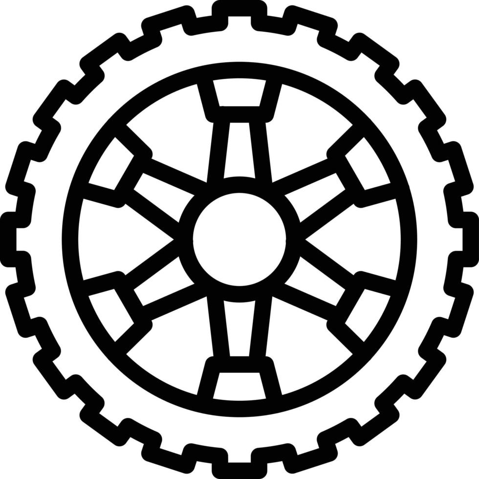 Rad Vektor Symbol Stil