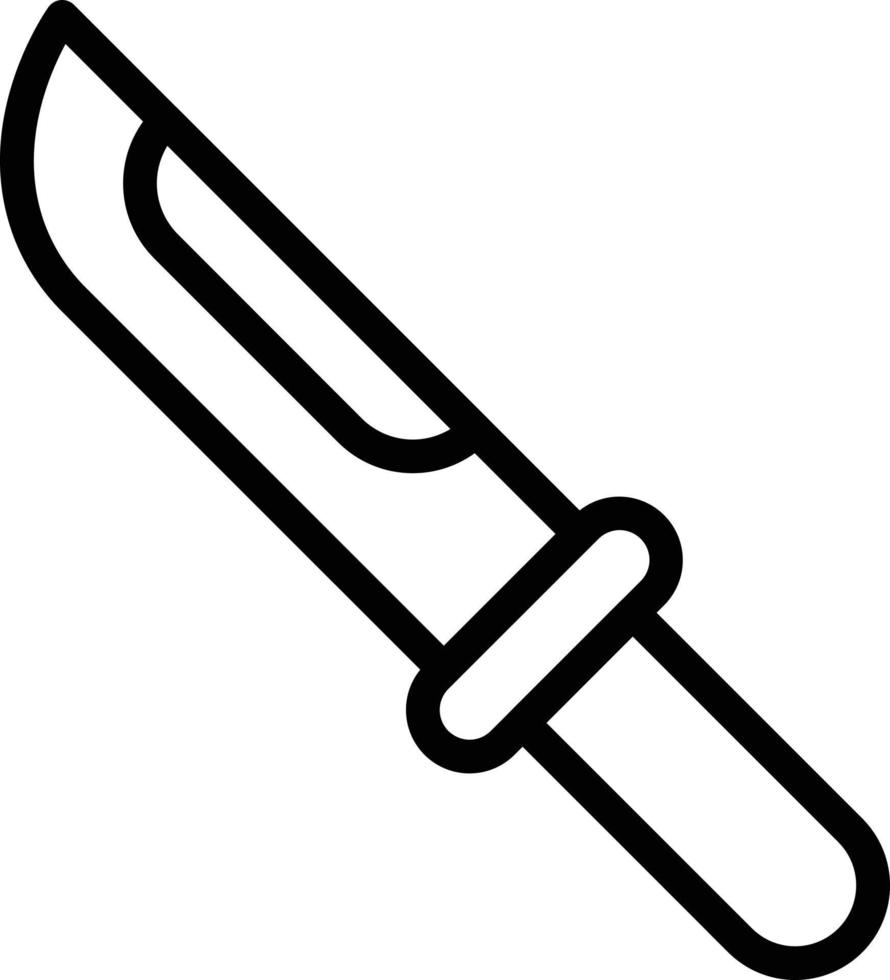 Vektor Design Messer Symbol Stil