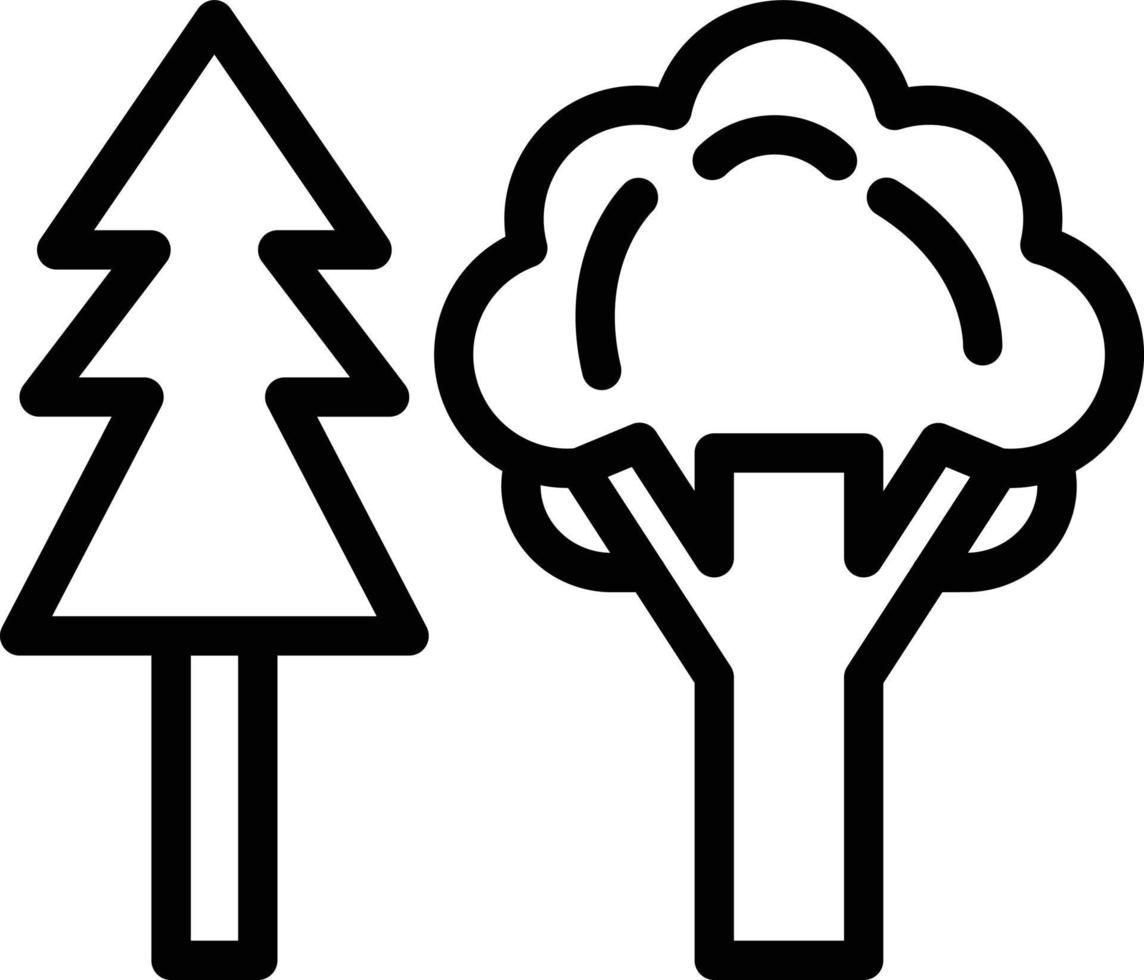 Vektor Design Wald Symbol Stil