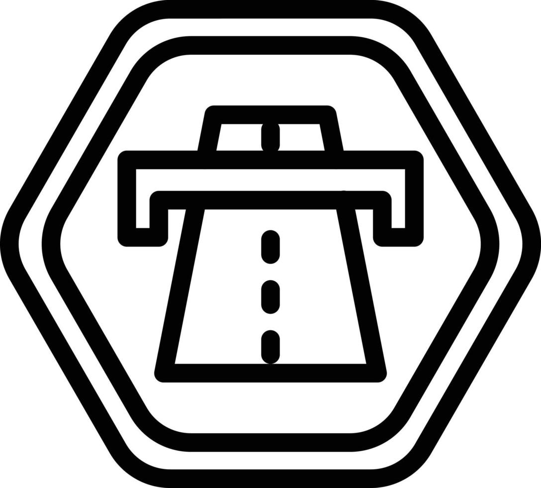 Vektor Design Autobahn Symbol Stil