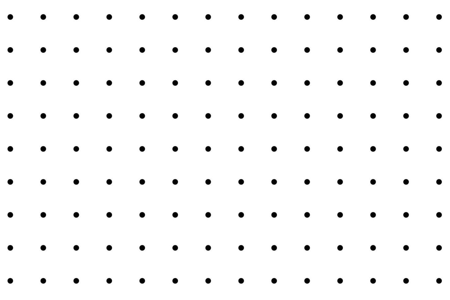 abstrakt nahtlos schwarz wiederholen Polka Punkt Muster. vektor