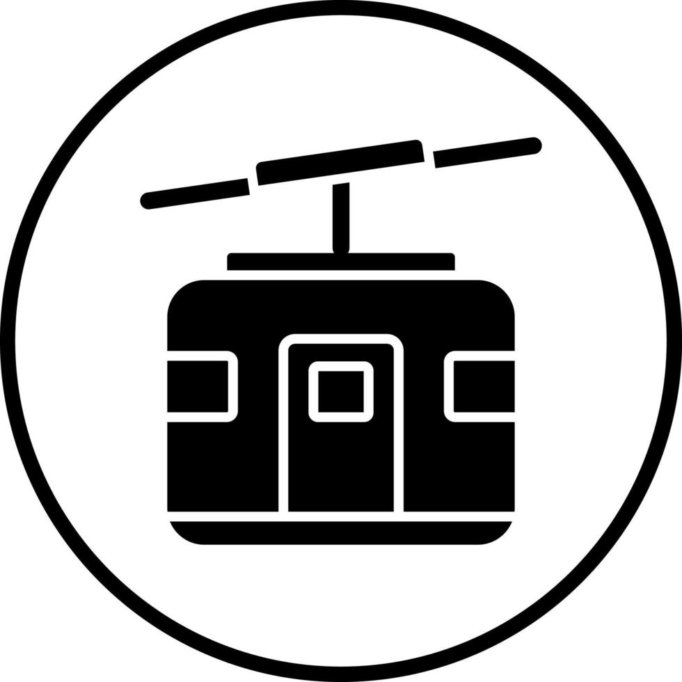 Skifahren Vektor Symbol Stil