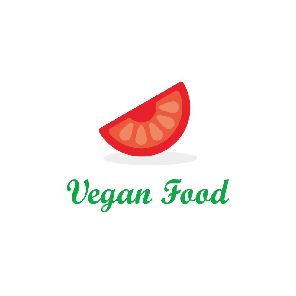 vegan logotyp. friska mat vegetarian naturlig livsstil symboler vektor