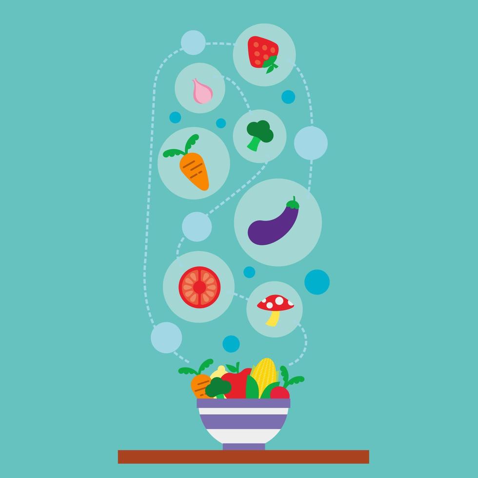 Logo Symbol von organisch Essen, Bauernhof frisch und natürlich Produkte vektor