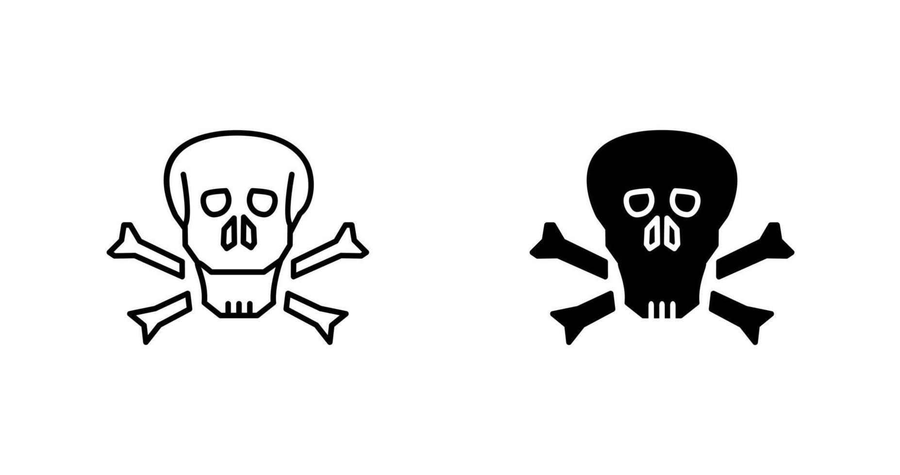 pirat skalle vektor ikon