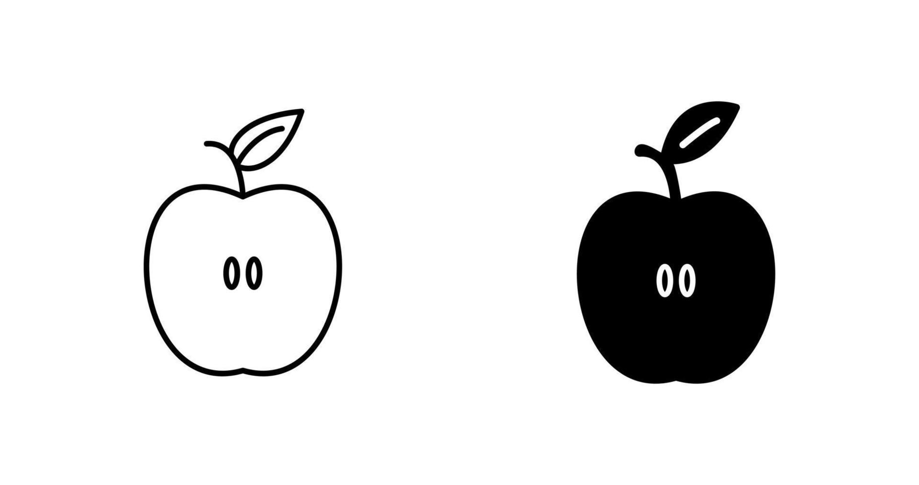 Apple-Vektor-Symbol vektor