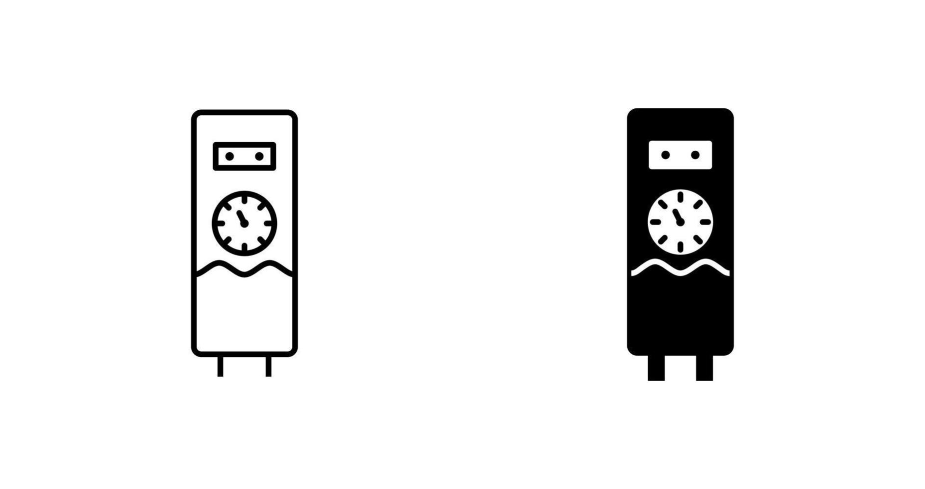Vektorsymbol für Warmwasserbereiter vektor