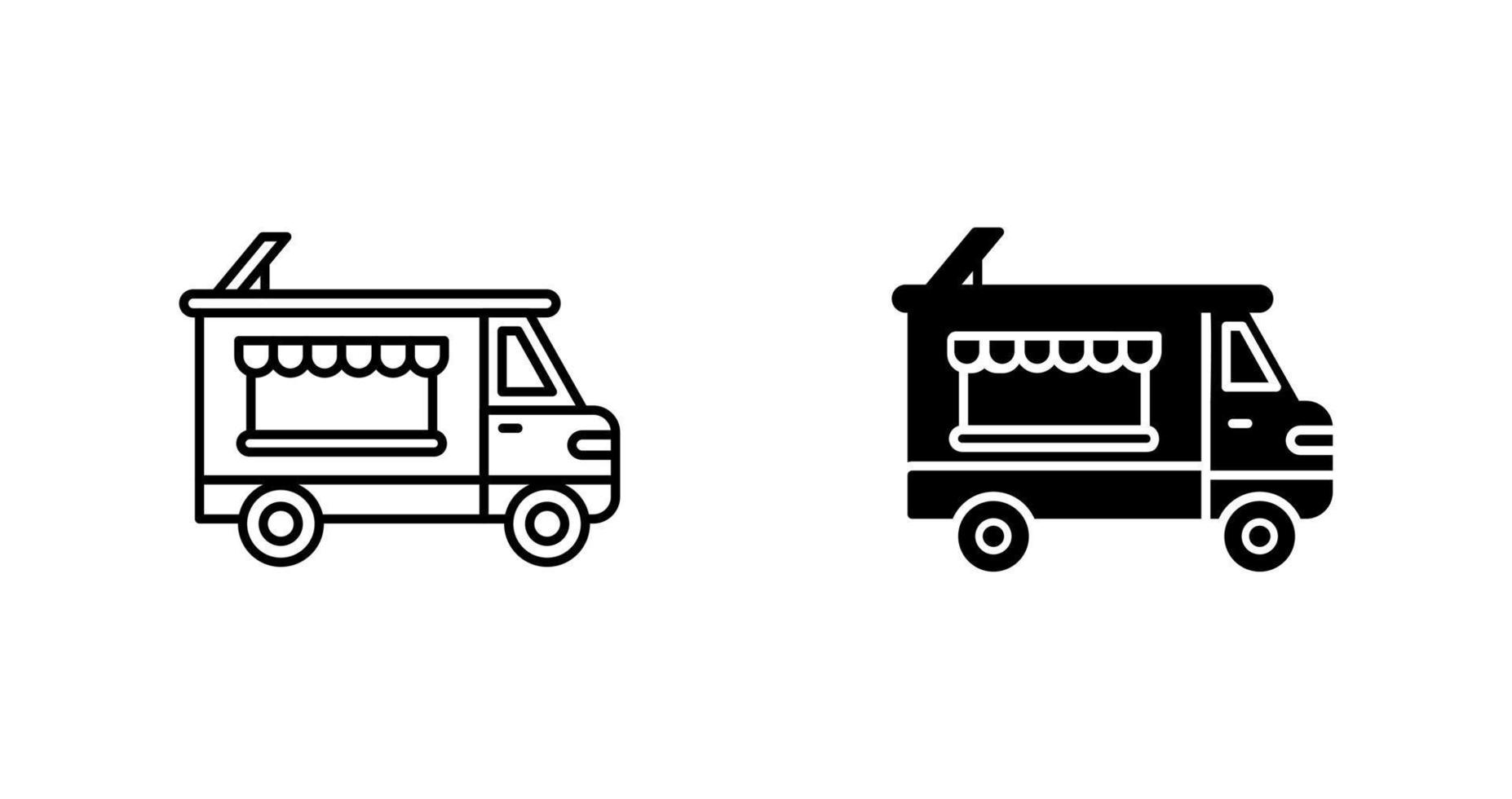 Bäckerei-LKW-Vektor-Symbol vektor