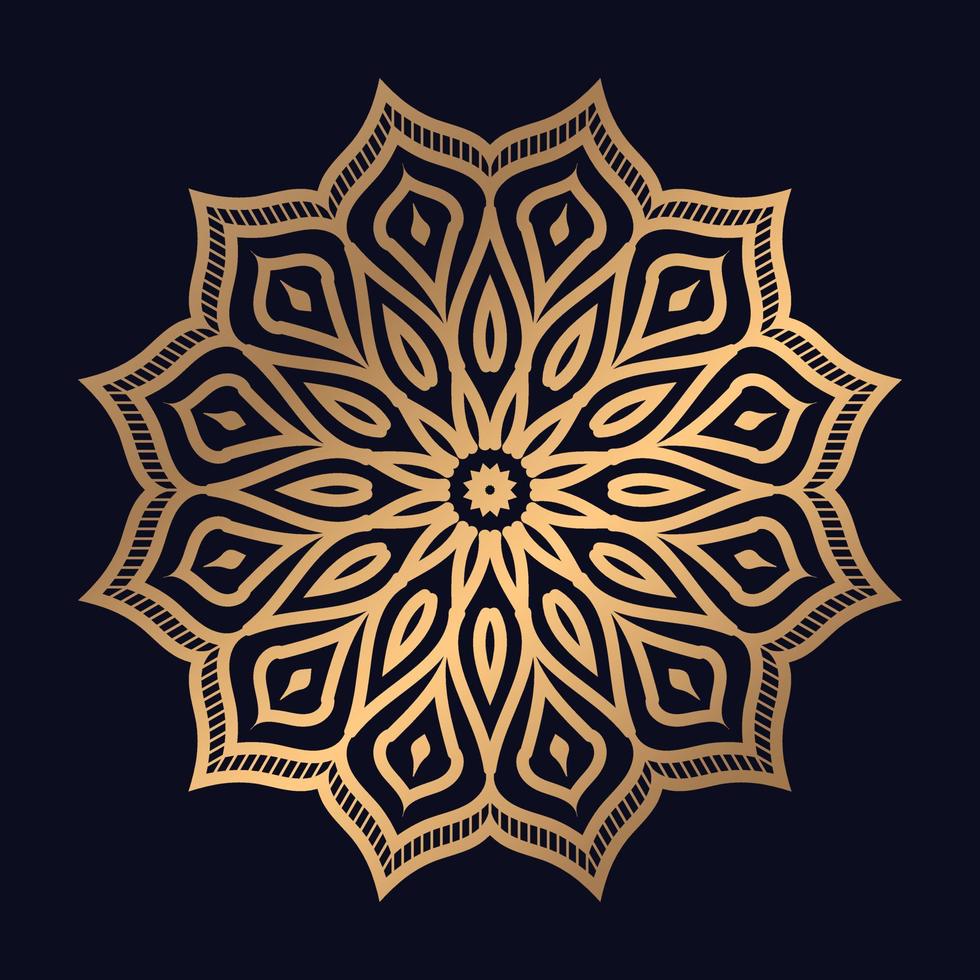 färgrik lyx islamic mandala design vektor logotyp ikon illustration