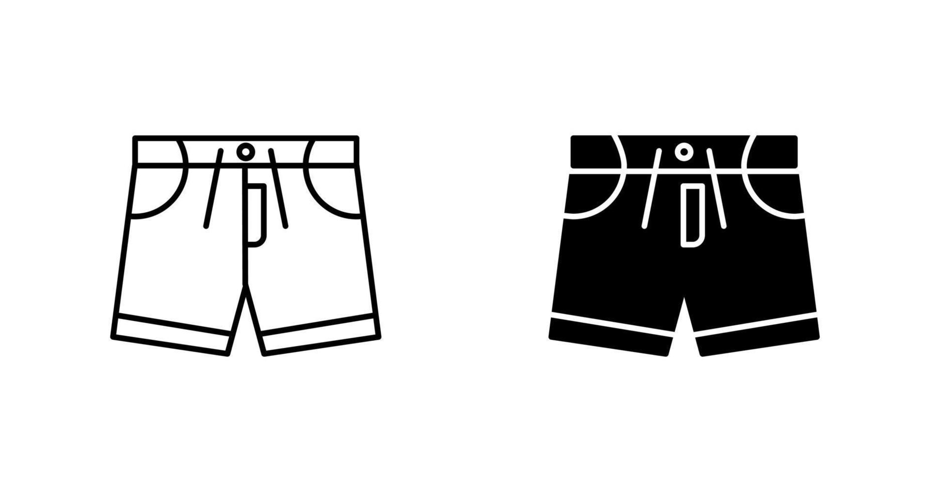 Shorts Vektor-Symbol vektor