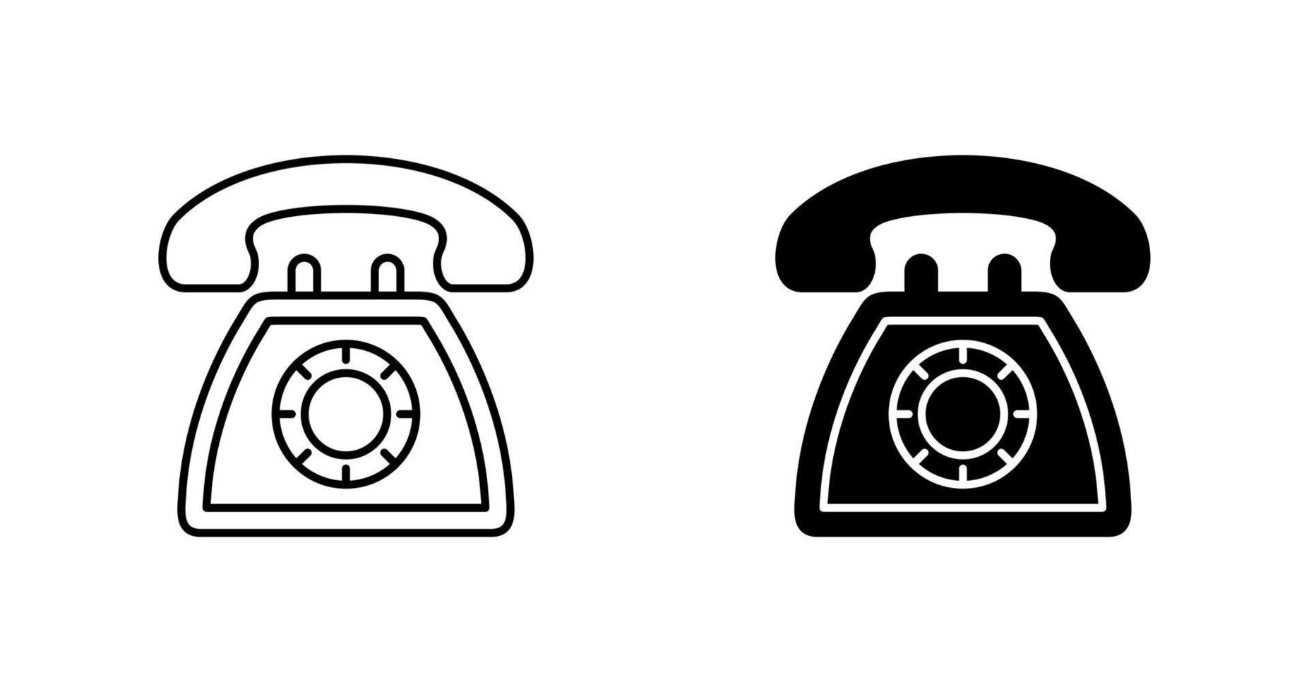 Telefon-Vektor-Symbol vektor