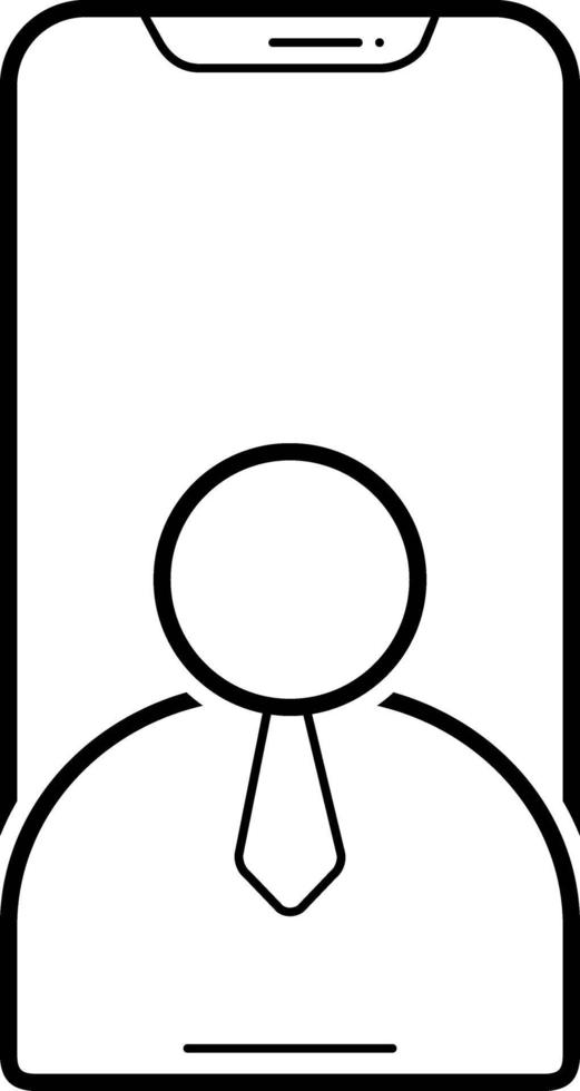 Zeilensymbol für Benutzerkonto vektor
