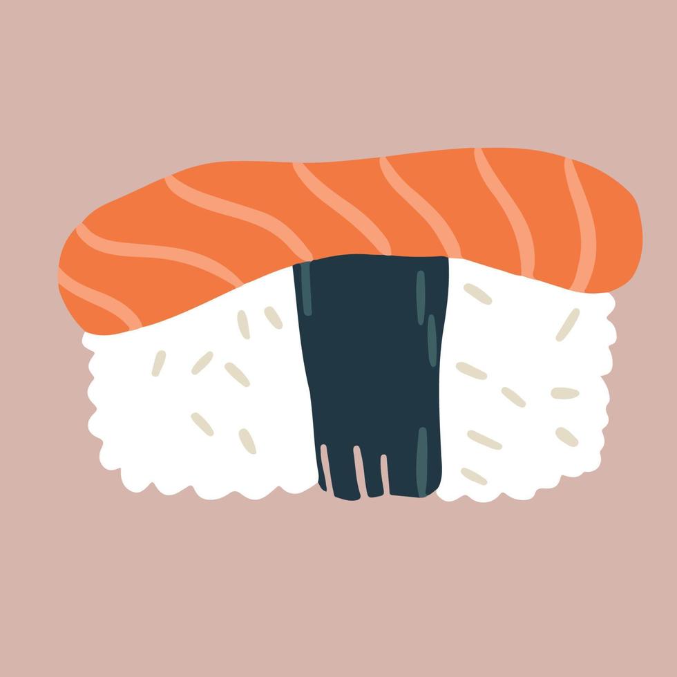 sushi med tonfisk ,Bra för grafisk design resurs. vektor