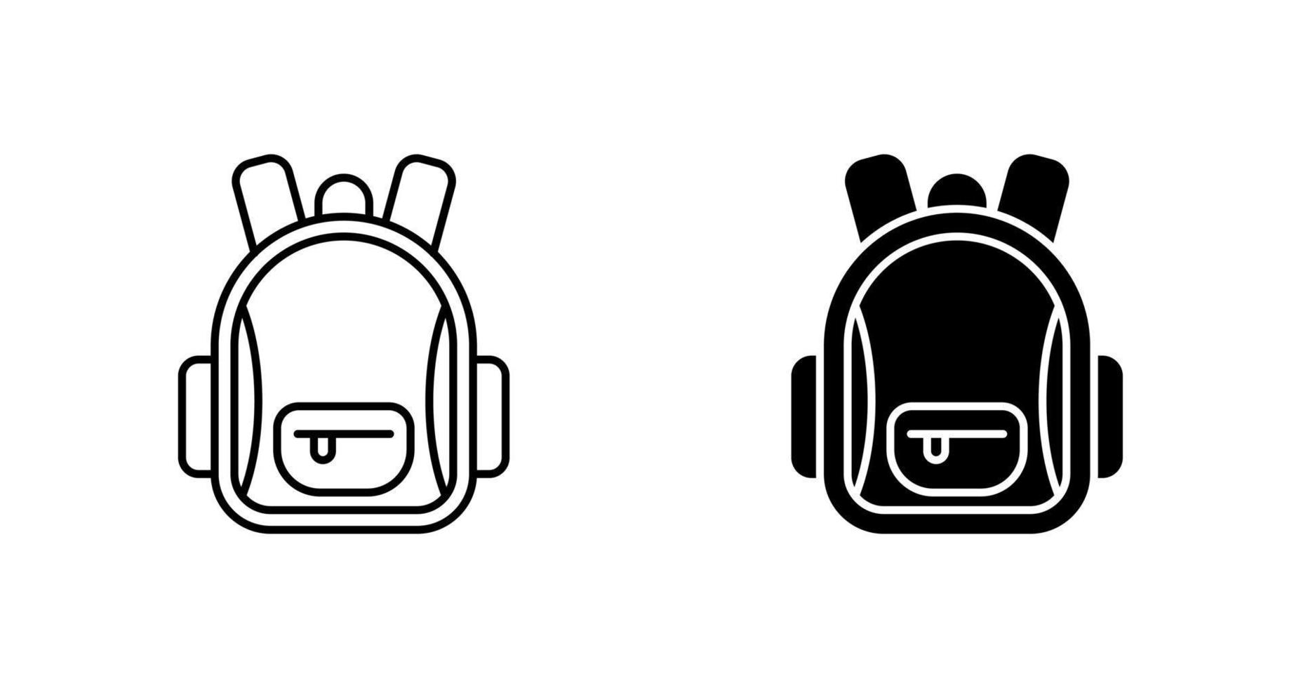 Rucksack-Vektor-Symbol vektor