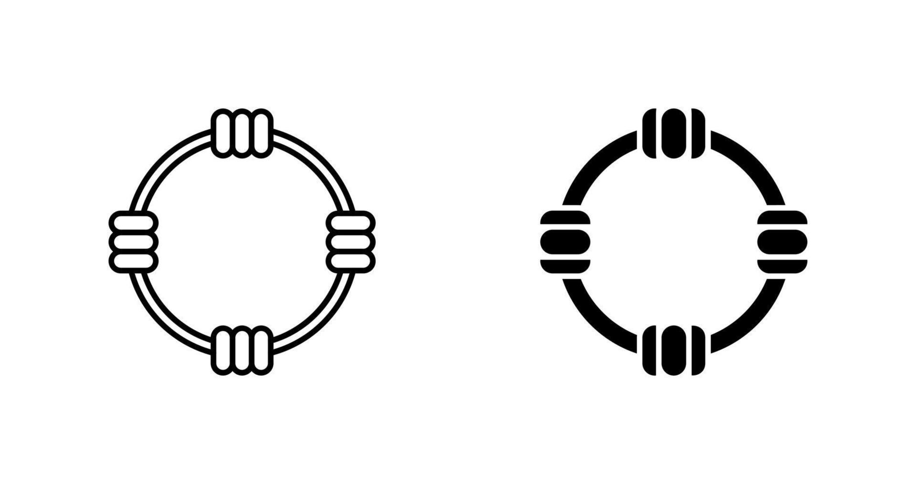 hula ring vektor ikon