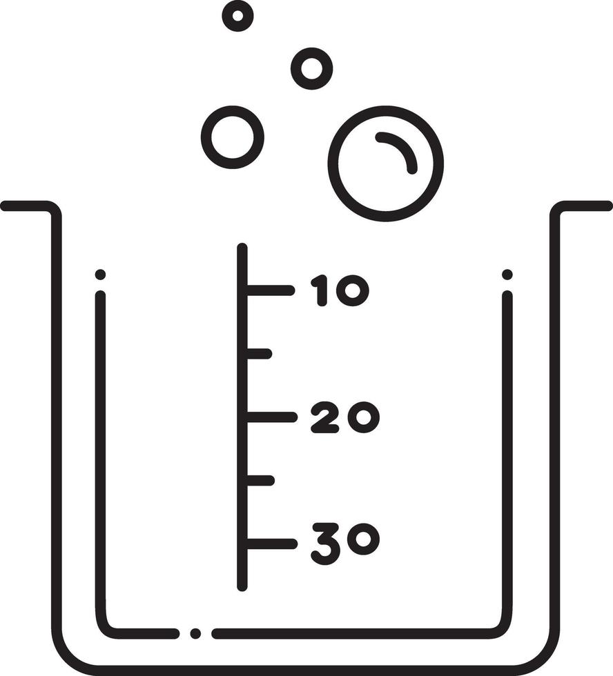 Liniensymbol für Laborbremse vektor