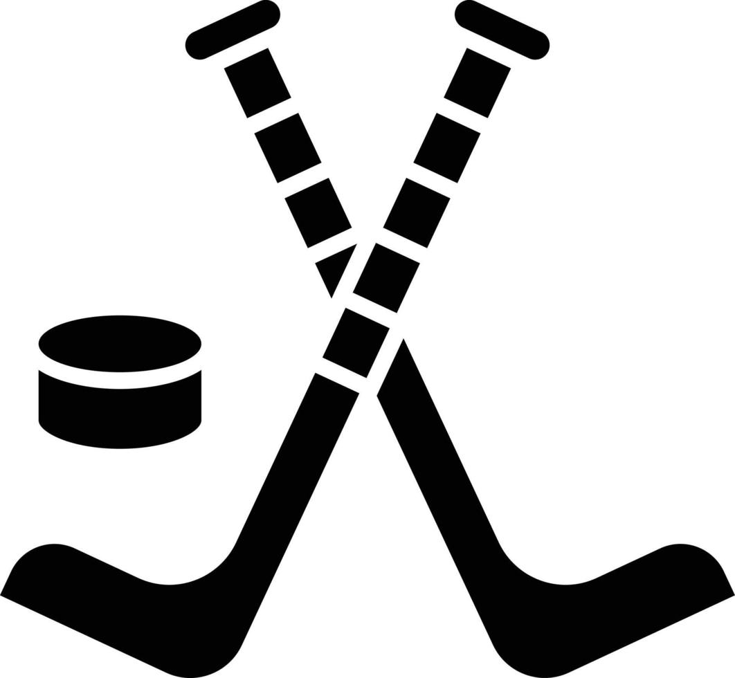 Vektor Design Eis Eishockey Symbol Stil