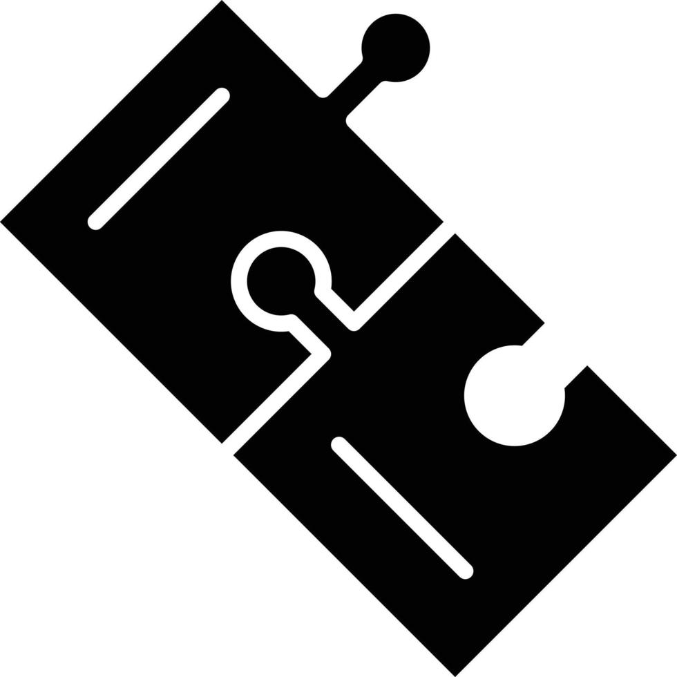 Vektor Design Puzzle Symbol Stil