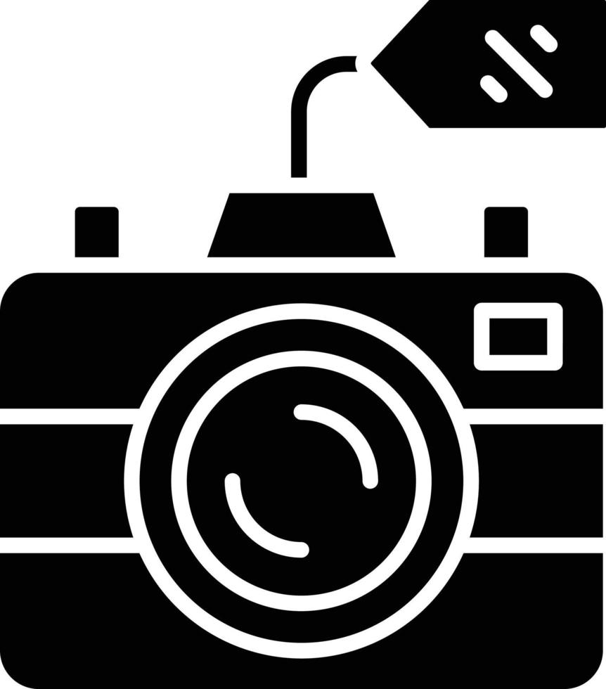 vektor design kamera försäljning ikon stil