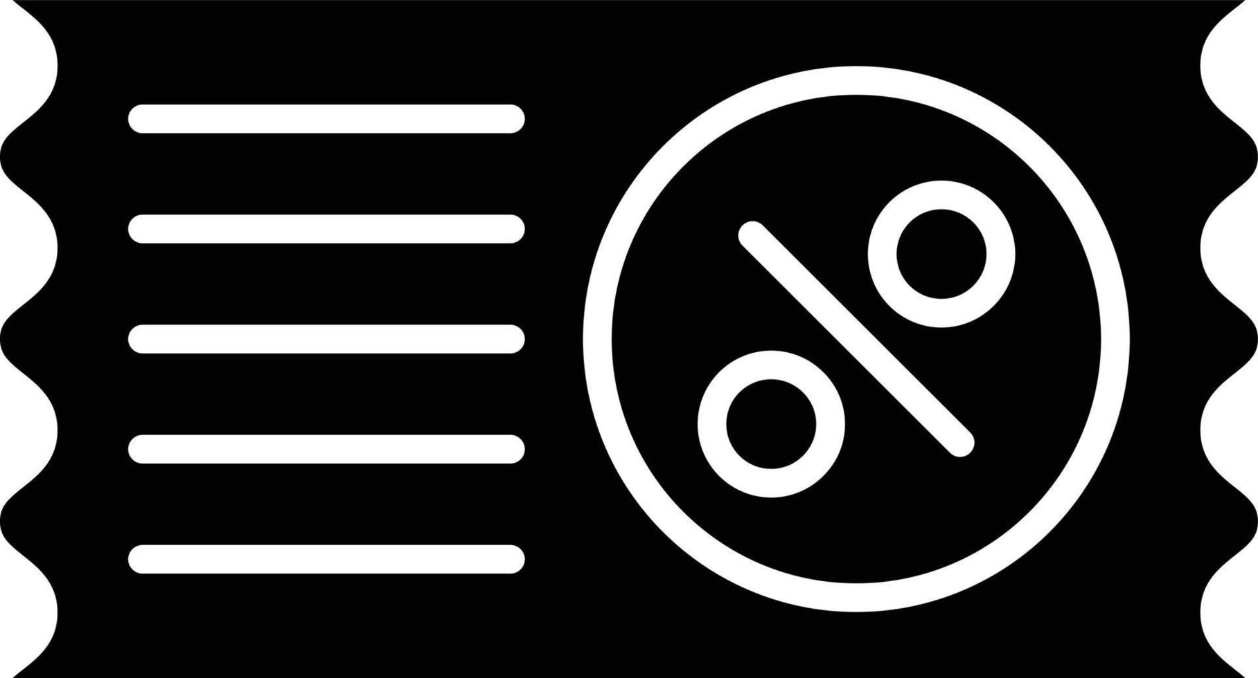 Vektor Design Gutschein Symbol Stil