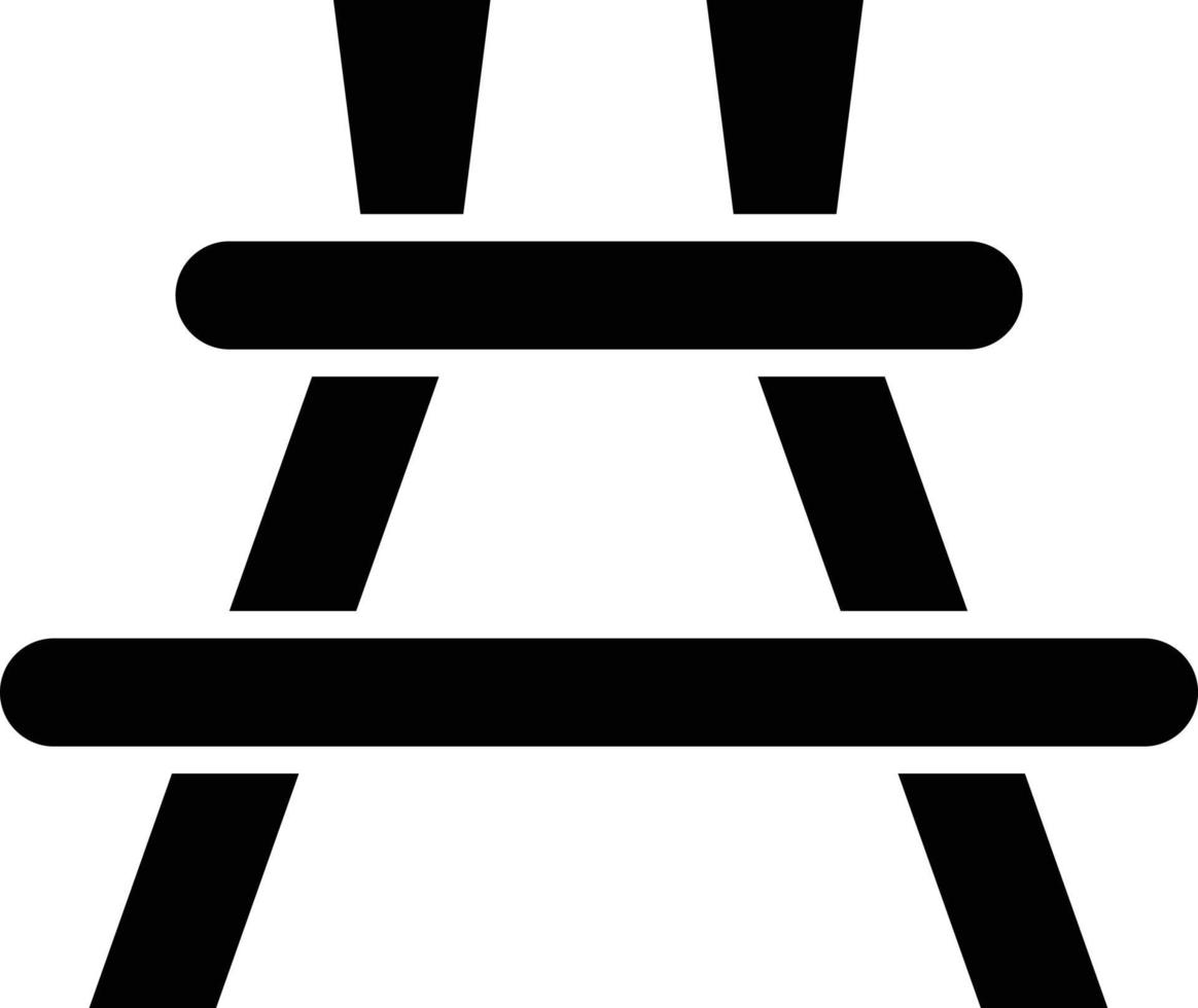 Vektor Design Picknick Tabelle Symbol Stil