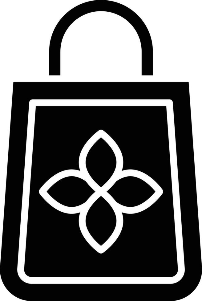 vektor design handla väska ikon stil