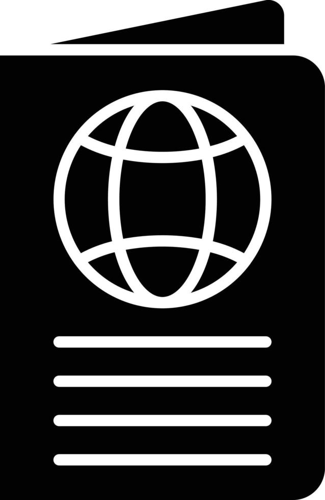 Vektor Design Reisepass Symbol Stil