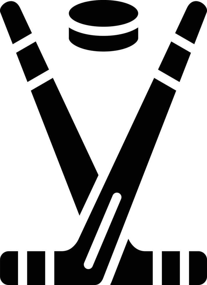 Eis Eishockey Vektor Symbol Stil