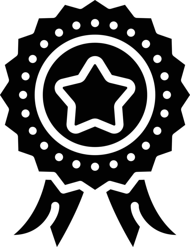 Medaille Vektor Symbol Stil
