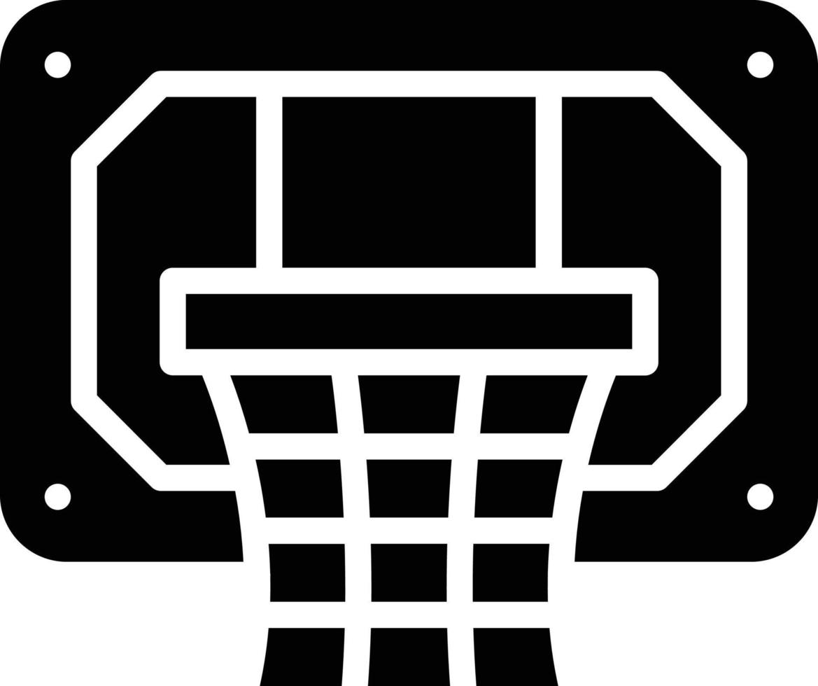 Basketball Band Vektor Symbol Stil