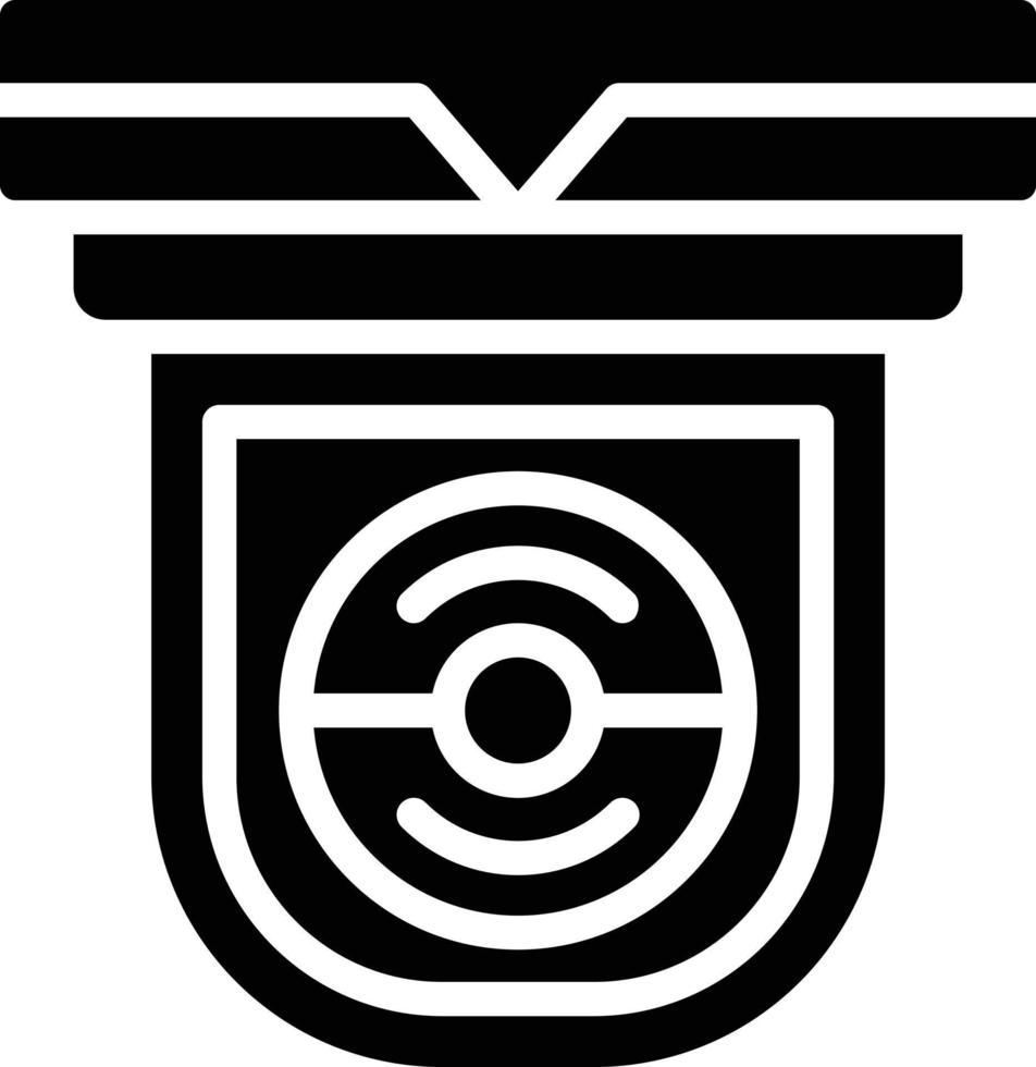 Sicherheit Kamera Vektor Symbol Stil