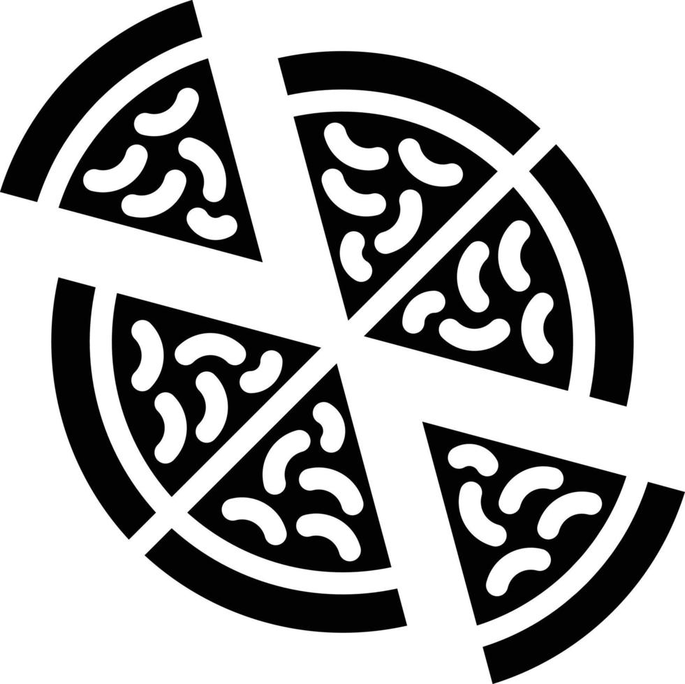pizza vektor ikon stil
